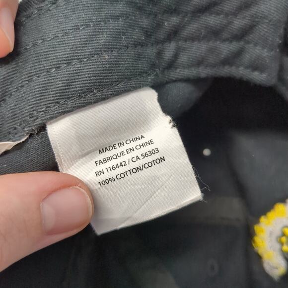 Buzz Off Baseball Cap Black One Size Adjustable Embroidered 6 Panel A-Lab - Picture 9 of 10